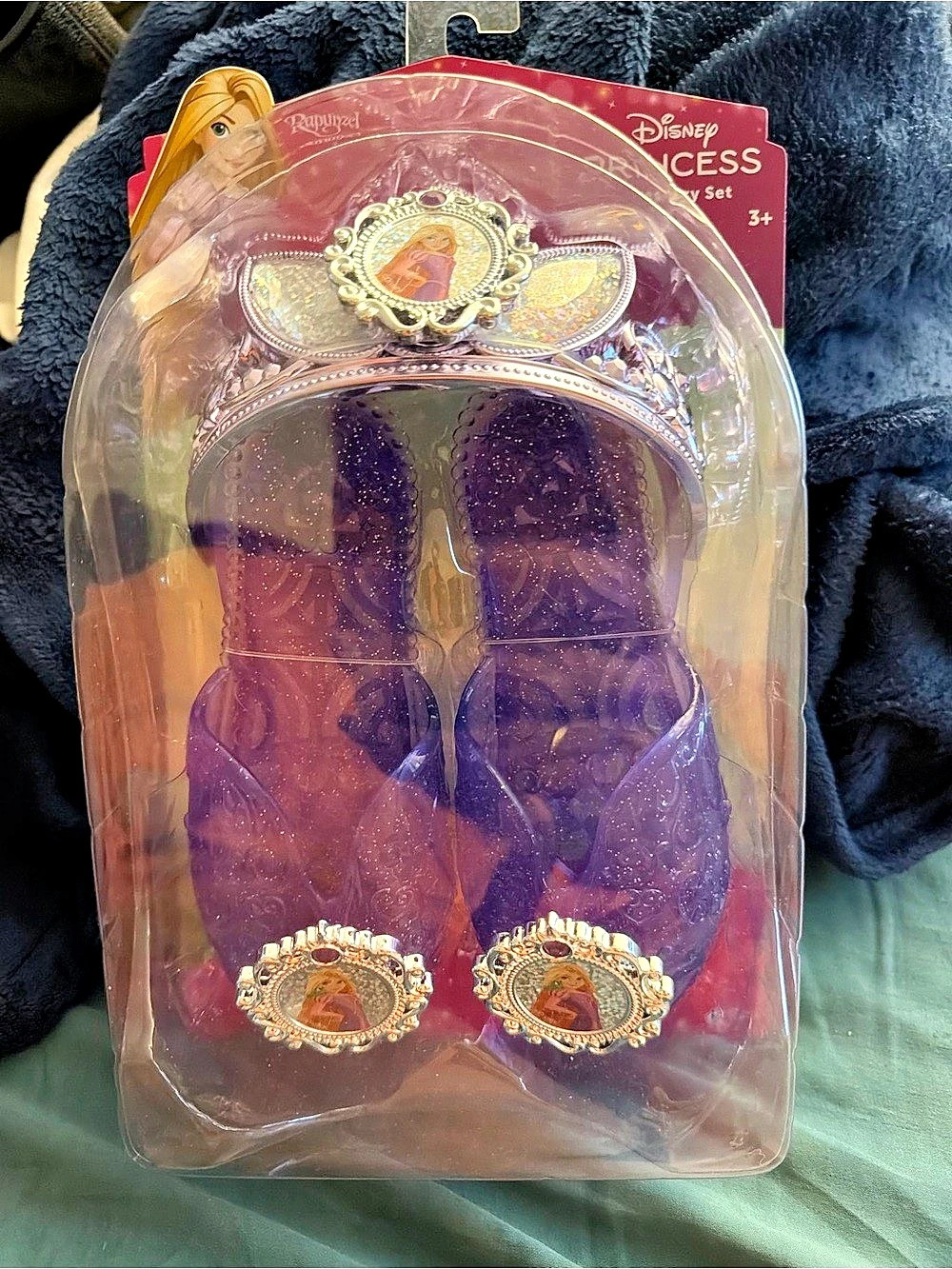 Disney 's Tangled Princess Rapunzel Dress-Up Accessory Set with Tiara & Shoes